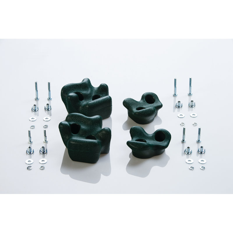 Plastic Climbing Rocks, Green