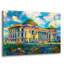 «Mexico Antiguo Edificio De Correos De Veracruz», art mural en verre acrylique par Pierre Gavidia, 36 po x 24 po-795402208