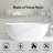 Oval 59''Freestanding Stone-Resin Soaking Tub – 21" Deep Soak, Matte White, Pop-Up Drain Included
