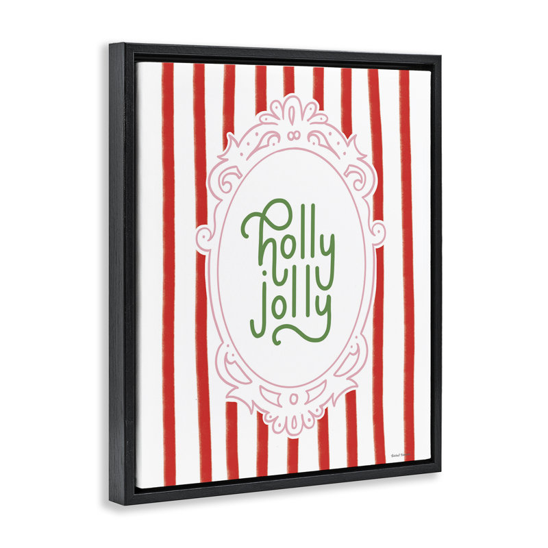 Cadre flottant Holly Jolly Ornate, Cadre flottant noir de jais, H 21 po x l 17 po