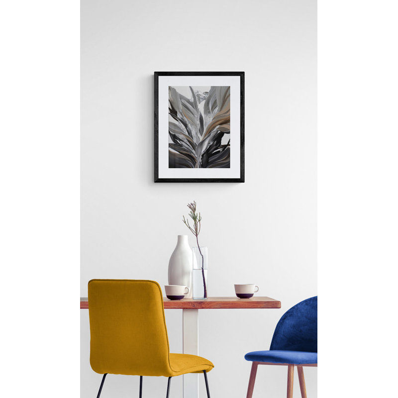 Genesis Print by Novi Lim, Black Framed Canvas, 32" H x 24" W