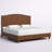 Scheider Leather Bedroom Set with Nightstand