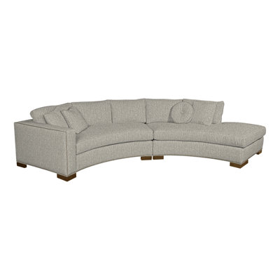Michael Weiss 2-Piece Curved Sectional
