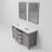 Marsyas 60 in W x 22 in D Double Bath Vanity and 24 in Mirrors-113388538-113388541