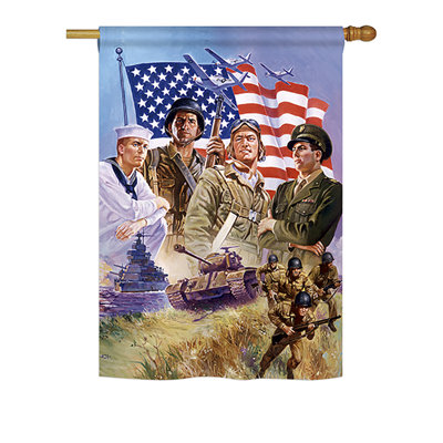 Arek Double Sided Polyester House Flag