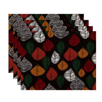 Zeman Polyester Floral Rectangle Placemat