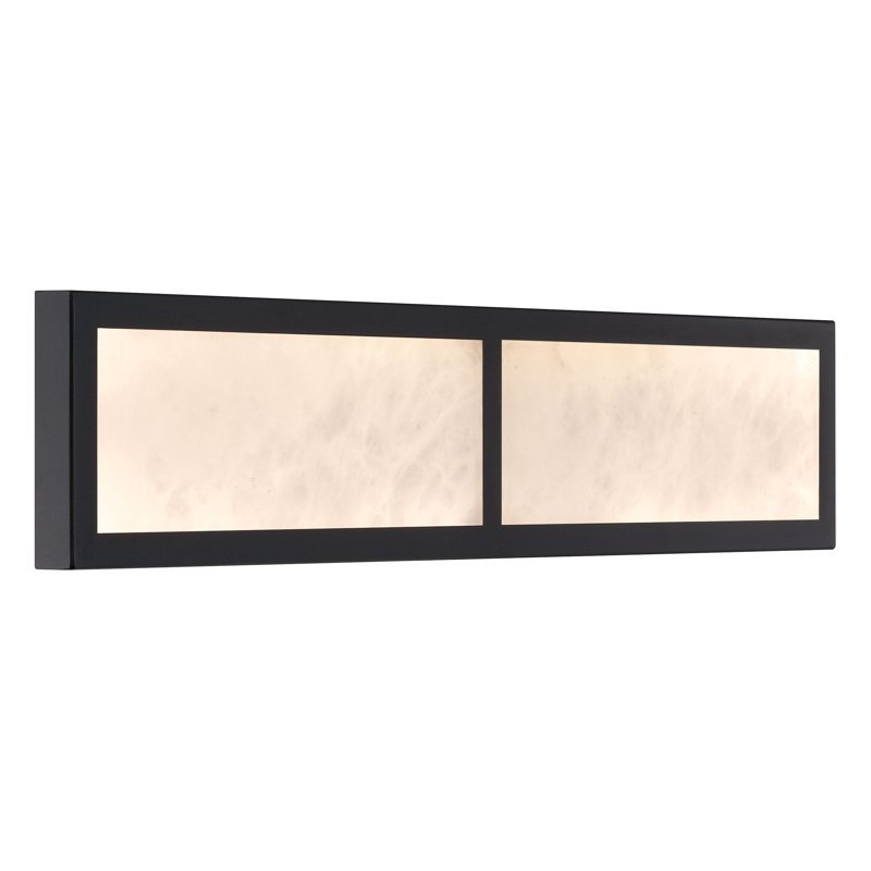 Éclairage pour meuble-lavabo à DEL 24 po Stiles, 337 lumens, Noir mat