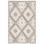 Tapis gris / noir en jute tissé à plat à la main Mabrey Southwestern-1091086507