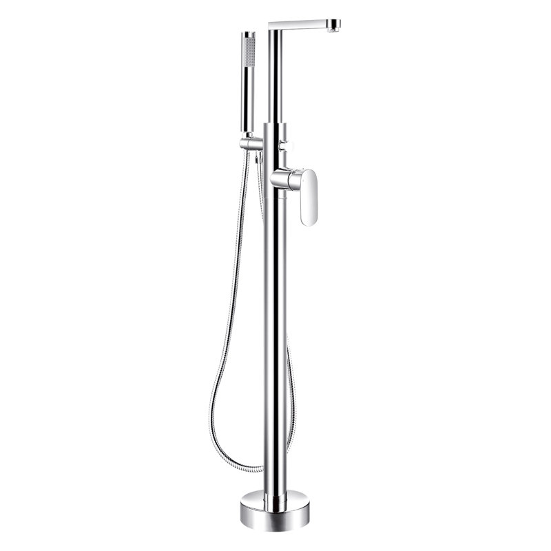 1 Handle Floor Tub Filler with Diverter