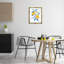 «Lemons with Blue Leaves Floater», art mural sur toile par Yvette St. Amant-1894804472-1894804478