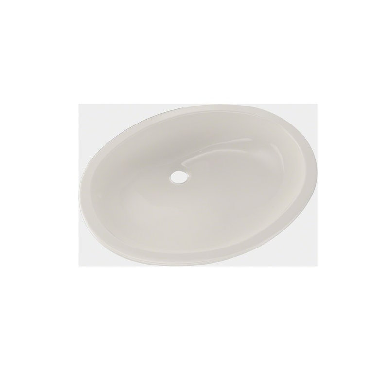 TOTO® Dantesca® Oval Undermount Bathroom Sink with CEFIONTECT, Colonial White, Colonial White