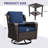 3-piece Patio Rattan Swivel Chair Set-767435257