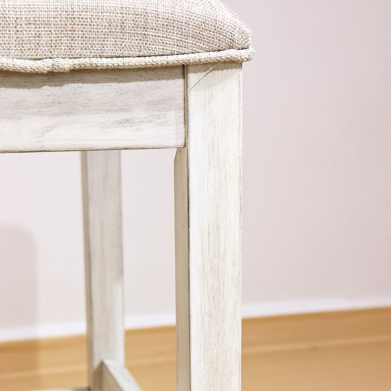 3 pièces modernes et rétro idéales pour les petits appartements avec rangement intégré en bois massif et tabourets confortables au fini rustique