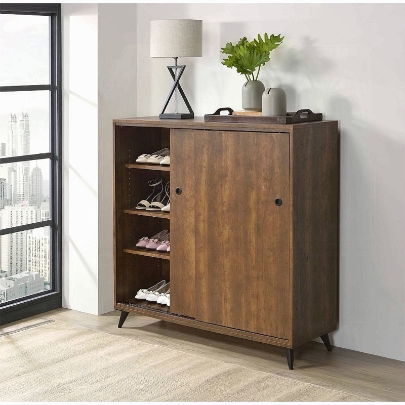 Range-chaussures avec 2 portes coulissantes