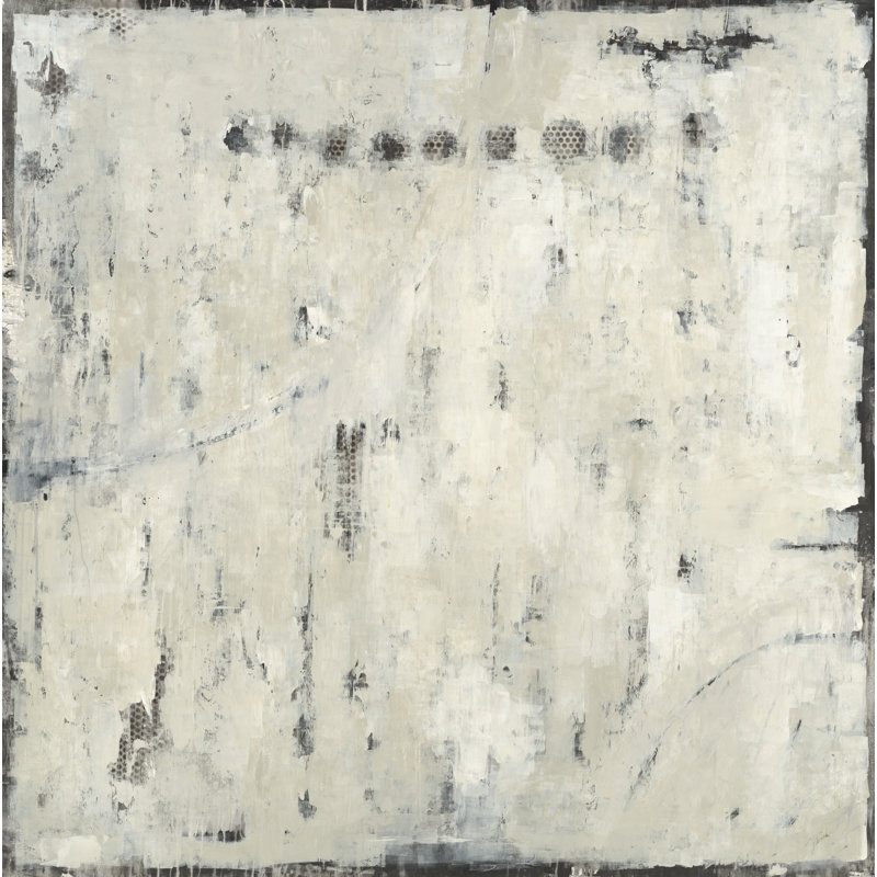 Study In Black And White Painting, Outdoor, 24" H x 24" W x 1.5" D