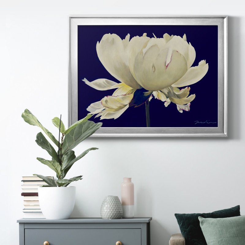 Aglow I - reproduction d'art sur toile, H 22,5 po x l 30,5 po x P 1,5 po, Argent