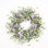 26" Artificial Farmhouse Spring Summer Blossom Cluster Greenery Eucalyptus Hydrangea Floral Wreath For Front Door