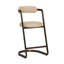 Baldwin Upholstered Stool with Metal Frame-623838305-623838310