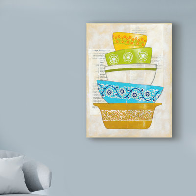 « rétro ware iv », reproduction d’impression sur toile tendue