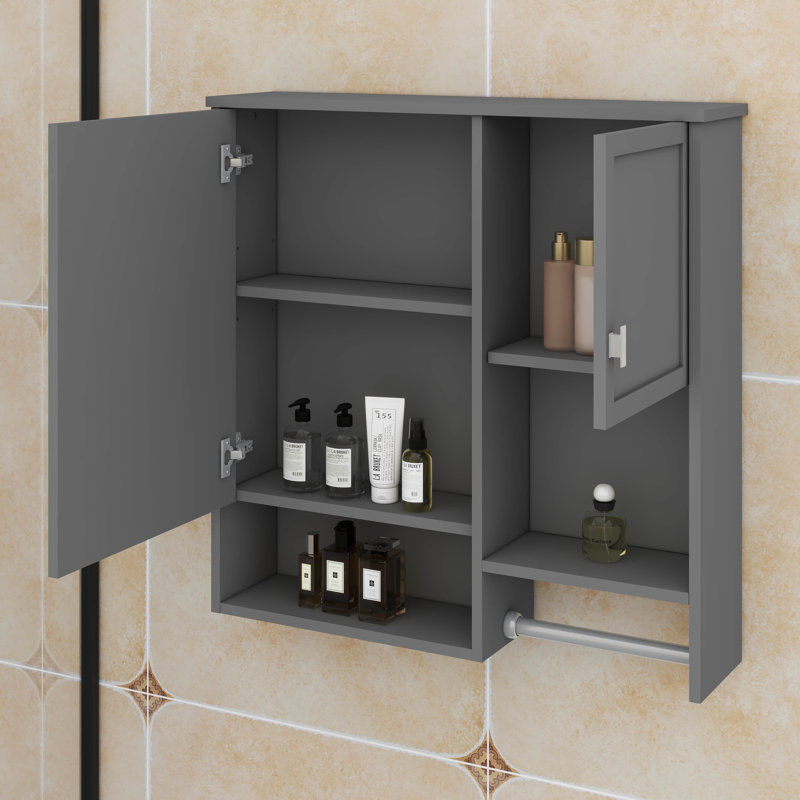 Modern Wall Mounted Bathroom Medicine Cabinet, Bathroom Wall Storage Cabinet With Mirror