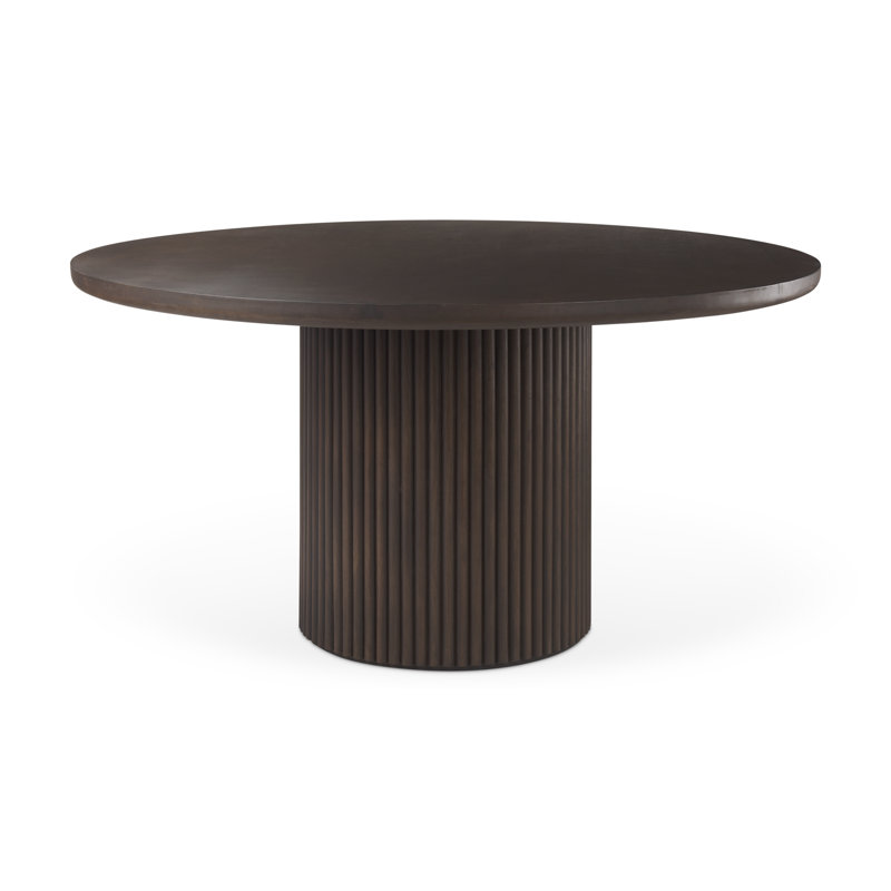 Table de salle à manger Chessa, Brun foncé