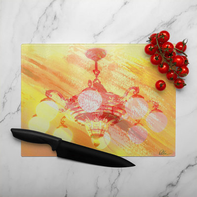 Chandelier Glass Chopping Board