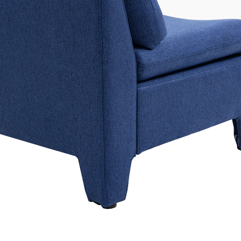 Fauteuil d'appoint simple House Hold, Lin marine