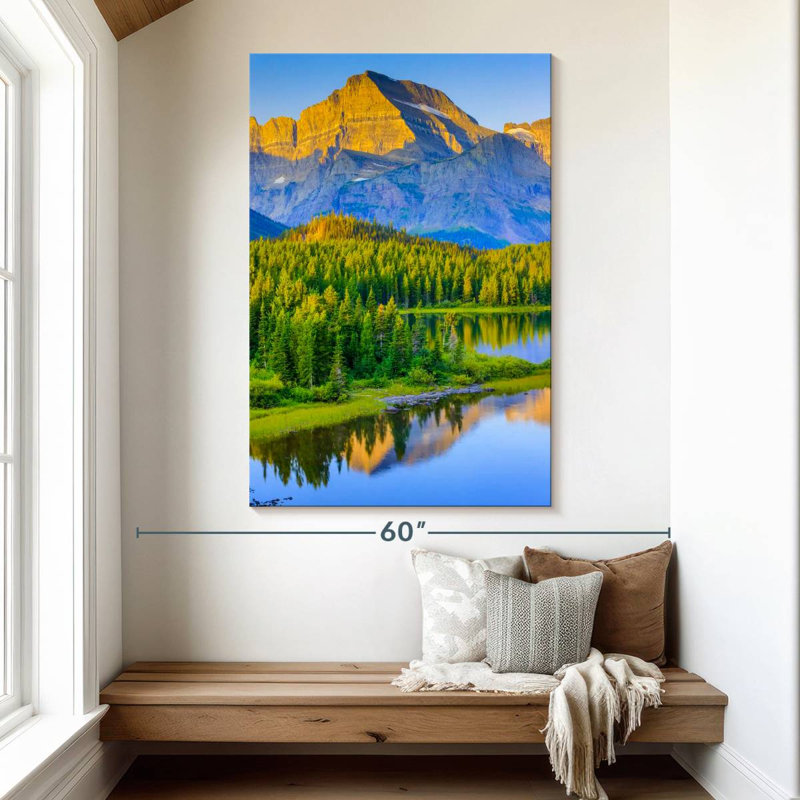 Alvord Swiftcurrent Lake, 51" H x 34" W