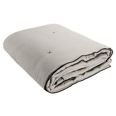 Dziedzic 100% Linen Solid Colour Bedspread