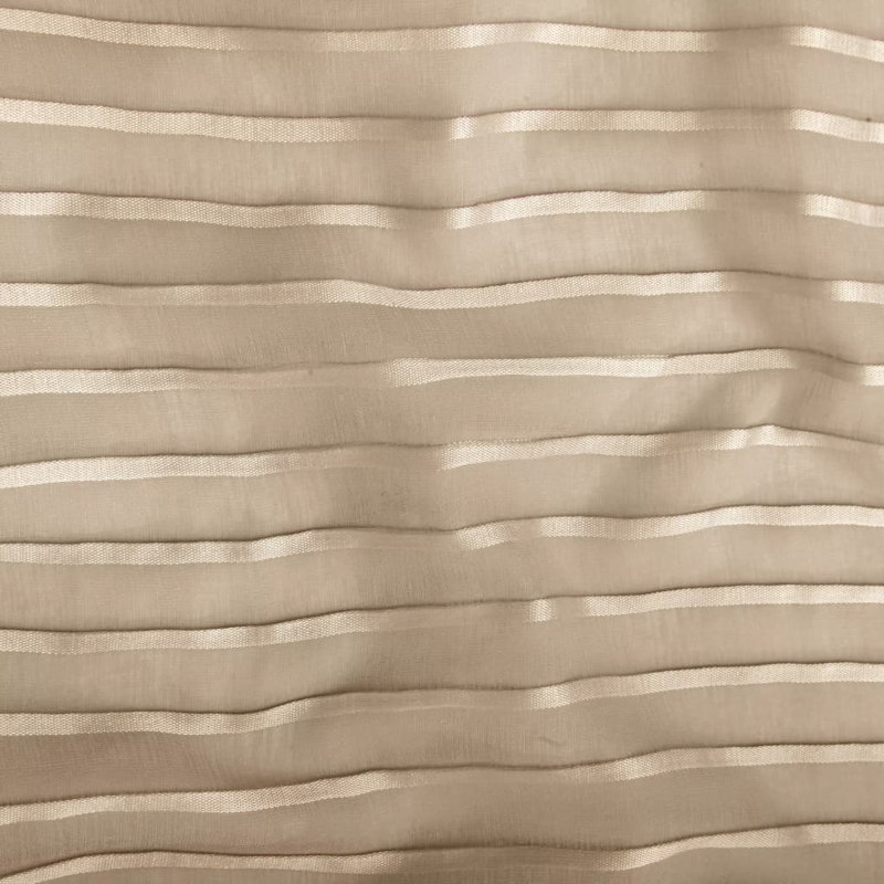 Cayden Semi Sheer Curtain Pair, Beige, Width 140cm x Drop 225cm
