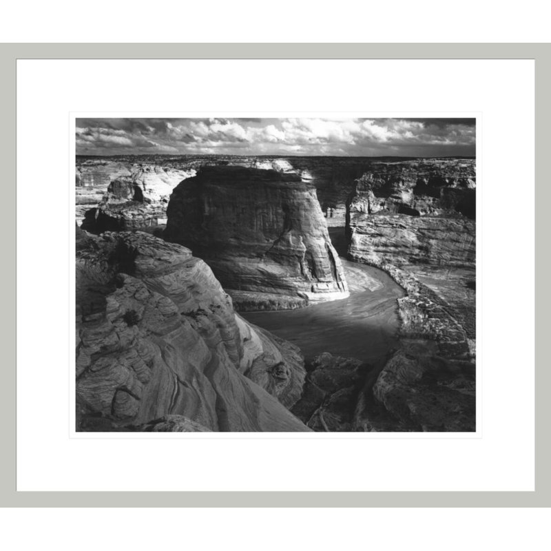 Canyon de Chelly by Ansel Adams -Framed Giclee Print, 17.75" H x 21.05" W