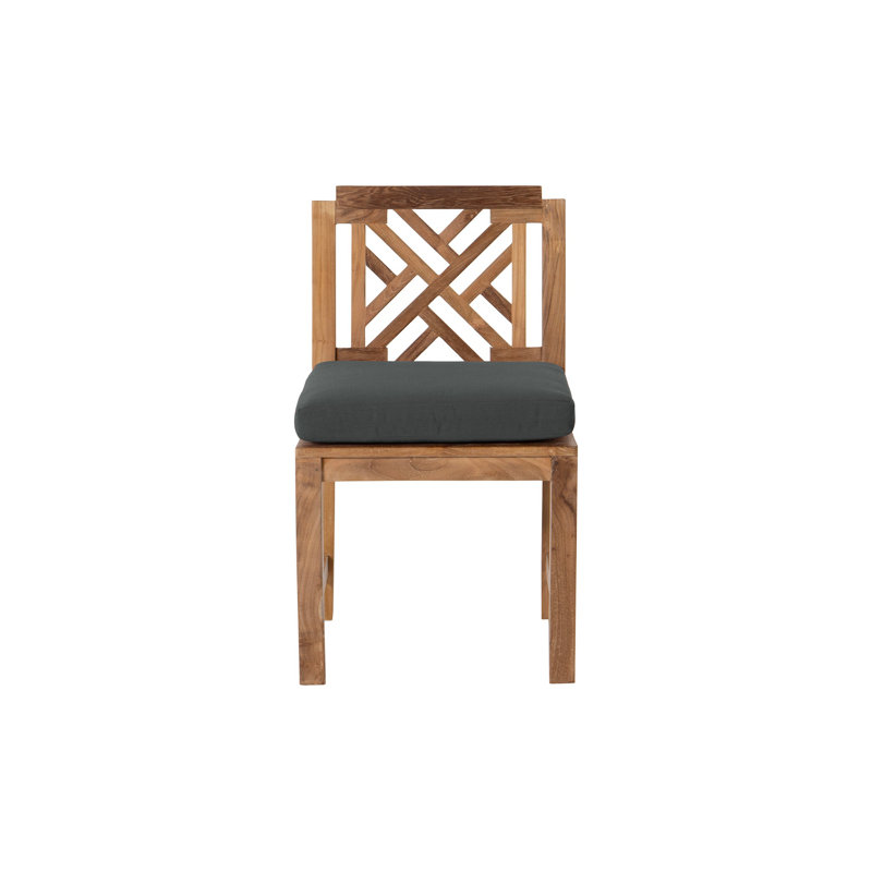 Monterey Fabric Mission Back Side Chair, Coal