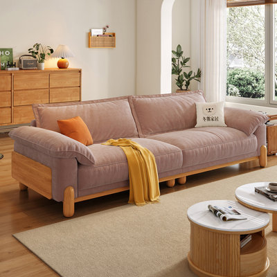 Coussin modulaire en polyester rose