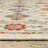 Oriental Machine Woven Beige/Pink Wool and Nylon Blend Area Rug-1850094297