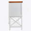 Console de bar multifonctionnelle avec tiroir, armoire, support à vin et tablette de rangement pour divers espaces de vie