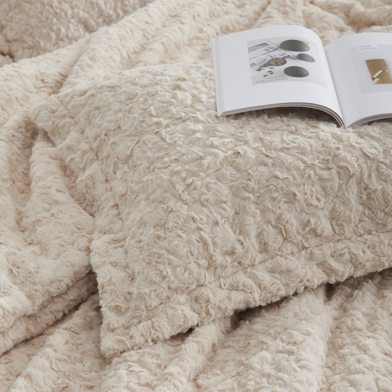 Ensemble d'édredon surdimensionné petit inducteur Coma, Taupe au lait d'amande