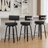 Swivel Upholstered Stool With T-Shaped Backrest-1438317366-1410634226-1438317361