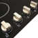 Magic Chef 24" Silver Electric 4 Burner Cooktop with Dual Size Power Burner