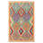 One-of-a-Kind 4' X 6' New Age Wool Area Rug in Cyan