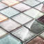 Antique 12" x 12" Glass Mosaic Wall Tile