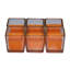 Bougie votive carrée en verre sans parfum-10499507-7428645