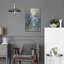 «Flower Market III Blue» par Silvia Vassileva, art mural en métal-782829084