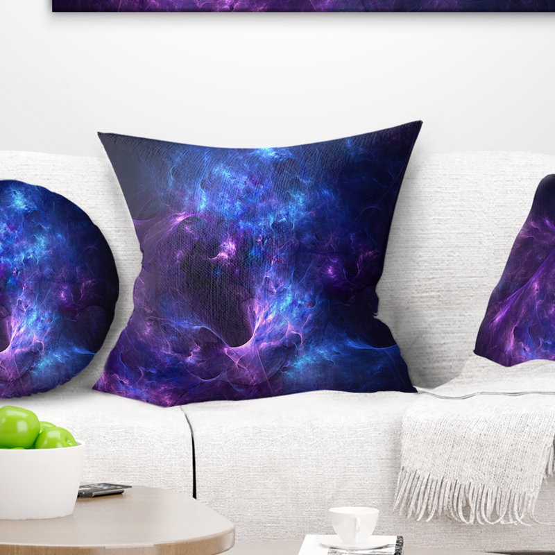 New Galaxy avec coussin Nebel, 16 po x 16 po, Coussin décoratif