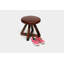 X Leather Accent Stool-18015242-35227824