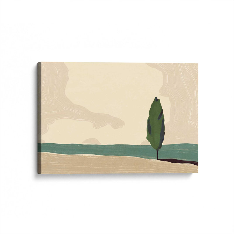 «Quiet Country» par Little Dean, reproduction d'art sur toile, H 18 po x l 24 po, Toile tendue, Ne s’applique pas