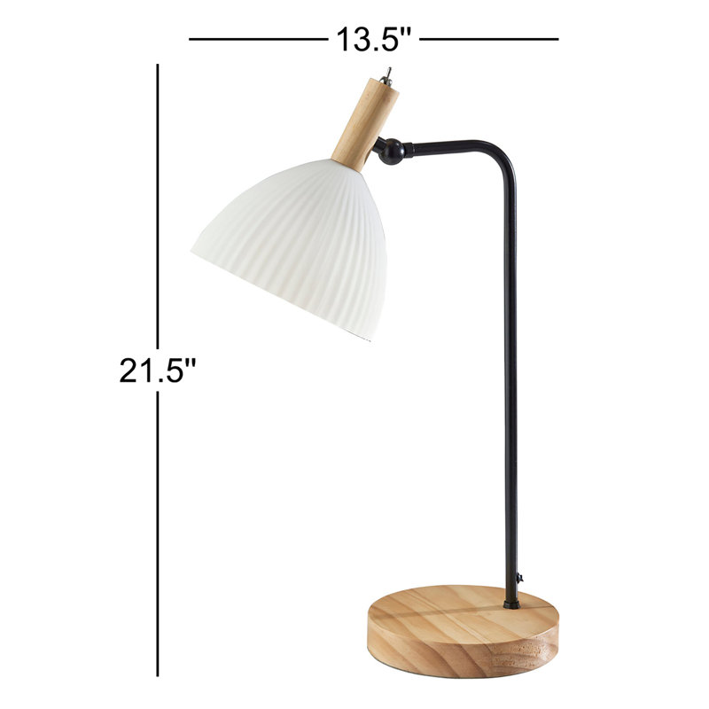 Lampe de bureau en bois Clairmont