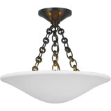 Aerin Mollino 16" Semi Flush Mount