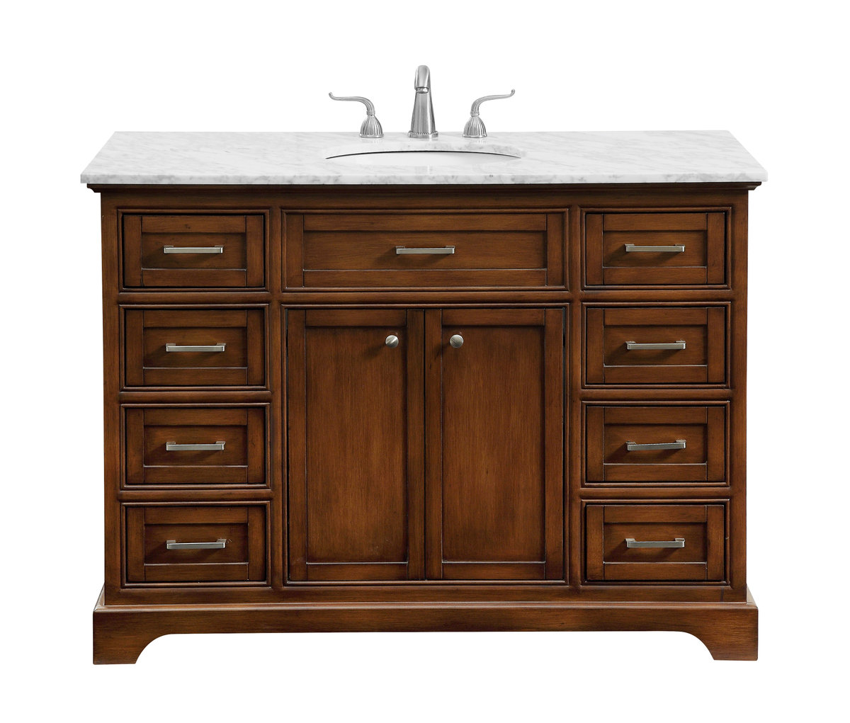Hermes 48'' Single Bathroom Vanity, Teak