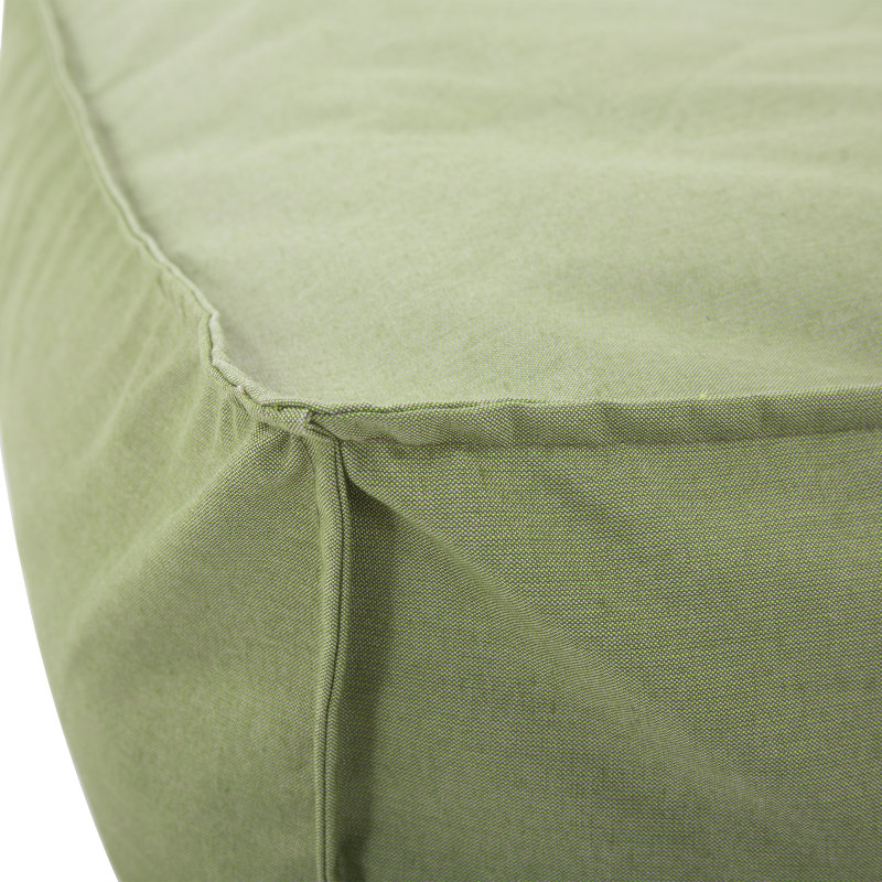 Repose-pieds d'extérieur avec coussin Albelo-Sire, Mousse paysage marin