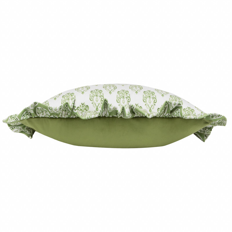 Geometric Green Rectangular Pillow Cover